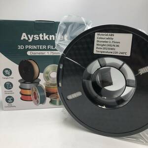 【未開封】Aystkniet フィラメント 1.75mm 1KG 3Dプリンターフィラメント 3Dプリント ホワイト /Y22175-J1