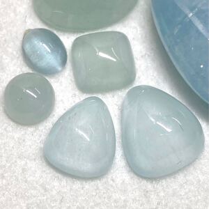 1円〜!!［天然アクアマリンおまとめ84ct］j 約16.8g ルース 裸石 宝石 ジュエリー jewelry aquamarine ベリル w4つ25