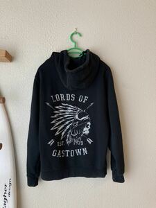 Lords of Gastown パーカー Tシャツ未使用 2着セット モーターサイクル フーディー ツーリング 裏起毛 M バイクウエア