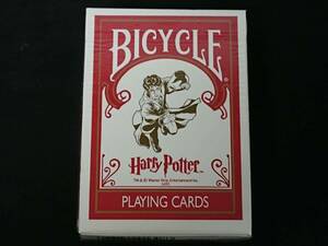 【G468】BICYCLE　Harry Potter　ハリー・ポッター　PLAYING CARDS　POKER 808　未開封　レア　デック　カード　トランプ　マジック