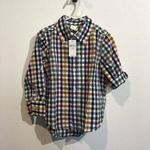 baby GAP マルチカラー マドラスチェックシャツ 100CM 3 YEARS toddler