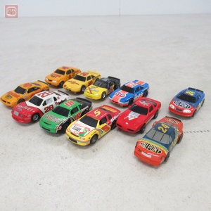 現状品 TYCO/ライフライク他 HOスロットカー NASCAR STP ポンティアック グランプリ #43/Kodak フォード マスタング #4等 計11台セット【10