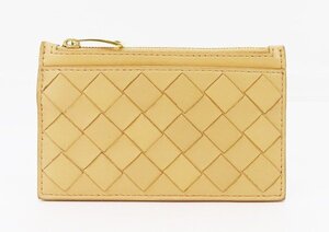 ☆◇美品【BOTTEGA VENETA ボッテガ・ヴェネタ】イントレチャート キーリング付 コインケース ベージュ