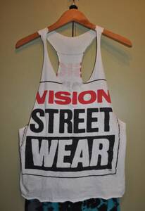 ユーズド 80年代 VISION STREET WEAR ビジョン ストリート ウエアー カットオフ Tシャツ MADE IN USA