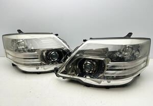 割れ無 10系 アルファード 後期 ANH10W MNH10W 純正 HID ヘッドライト 左右セット AFS付 ICHIKOH 58-17 打刻 7 (O172)