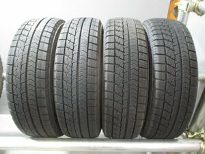 R514 中古タイヤ スタッドレス　2020年製 155/65R13 バリ溝 冬4本価格！BS VRX 法人宛/営業所止め送料無料 パレット ミラ