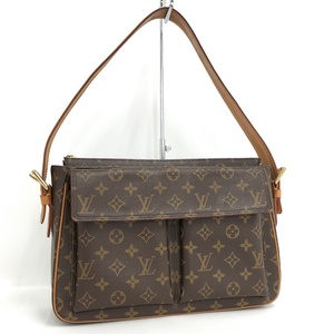 【中古】LOUIS VUITTON ヴィバシテ GM ハンドバッグ ショルダーバッグ モノグラム M51163