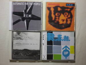 『R.E.M. 国内盤アルバム4枚セット』(帯付有,Automatic For The People,Monster,New Adventures In Hi-Fi,Up,USロック,CMJ)