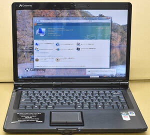 美品 Gateway M-1630j Athlon64X2 TK-57 メモリー:3GB KIOXIA SSD:240GB DVDマルチ 無線LAN 15.4TFT WXGA Vista Home Premium (管:SASN0