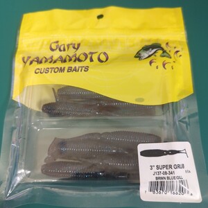 ゲーリーヤマモト　GaryYamamoto　ティムコ スーパーグラブシャッド 3インチ SUPER GRUB SHAD 3inch　#137-08-341