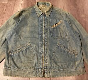 SUPER BIG SIZE 初期　50s Lee 91-B DENIM JACKET size 48デニムジャケット　(検　30s 40s 60s HEADLIGHT TEST MONTGOMERY WARD Levi’s )