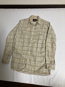 国内正規　ダブルアールエル　RRL DOUBLE RL ヴィンテージ加工　長袖シャツ 　チンスト　ポロ　ラルフローレン　RALPH LAUREN メンズ　S