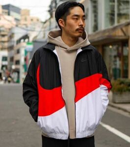 L 新品 ナイキ ビッグスウッシュ ウーブンジャケット ナイロンジャケットNIKE NSW BIG SWOOSH WOVEN JACKET M HBR STMT MENS WOVEN JAKET