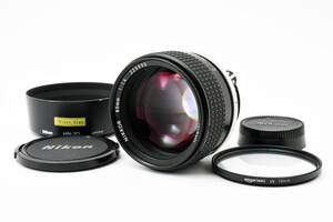 ☆美品【NIKON】Ai-s NIKKOR 85mm F1.4 F1.4S 単焦点 ニコン 管 : 4751