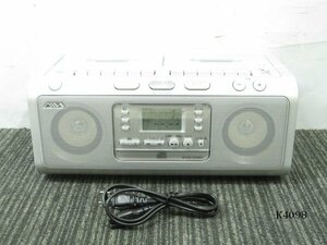 K4098M 再生OK AIWA アイワ CSD-W330 CDラジカセ ダブルカセット