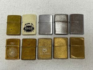 【116-13】1円〜 ZIPPO ジッポー ライター 10点まとめ 現状出品 喫煙 喫煙具 ゴールド シルバー ホワイト 同梱不可