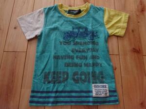 ★　South Course　グリーン系半袖Tシャツ110cm　★USED