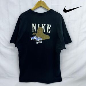 NIKE THENIKETEE 半袖TシャツメンズXLブラック黒プリントロゴ