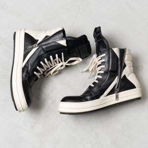 リックオウエンス ジオバスケット ハイカットスニーカー メンズ SIZE 43 RICK OWENS　裏張りカスタマイズ済