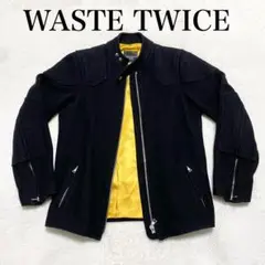 希少　WASTE TWICE ウエストトゥワイス　ウール　シングルライダース