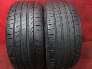 タイヤ 2本 215/45ZR17 MINERVA RADIAL F205 215/45R17 溝アリ 送料無料★14264T