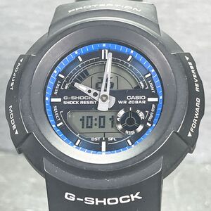 美品 CASIO カシオ G-SHOCK ジーショック AW-582C-2A 腕時計 アナデジ クオーツ 多機能 ラバーバンド 新品電池交換済み 動作確認済み