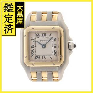 Cartier　カルティエ　W25029B8　パンテールSM 3ロウ　18YG/SS　クオーツ　レディース　腕時計【200】C