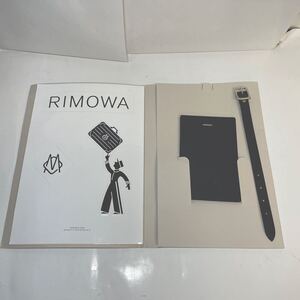 未使用　リモワ　RIMOWA ネームタグ　ストラップ　ラゲッジタグ　ステッカー　付属品