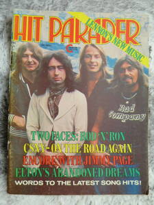 【HIT PARADER】洋書、Ron Wood、Elton John、Jimmy Page、Paul Rodgers、CSNY、Rod Stewart