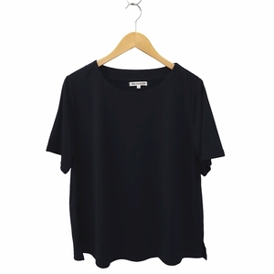 IDEAL COLLECTION イデアルコレクション クルーネック 半袖 カットソー L NAVY ネイビー 61461513BE レディース