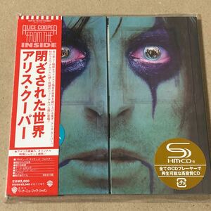 SHM-CD 紙ジャケット アリス・クーパー 閉ざされた世界 ALICE COOPER From The Inside 紙ジャケ WPCR-14310