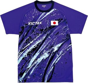 VICTAS ヴィクタス 532403 卓球 V-24レプリカシャツ ブルー M