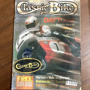 B1570　1989 年　「Classic Bike」クラシックバイク 英国 旧車 雑誌　ヴィンテージバイク　英国車 　　ビンテージ　自動車