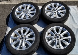 ●●マツダ　CX-5 純正 ホイール タイヤ 一台分 225/55Ｒ19　7Ｊ ＰＣＤ114.3 5穴 ＥＴ50 ●●1-1