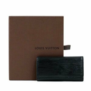 LOUIS VUITTON ルイ ヴィトン エピ M63822 ミュルティクレ4 ブラック 4連 キーケース メンズ #16759YR