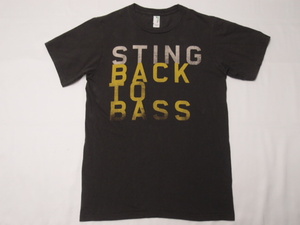 ◆古着卸USA■STING☆Tシャツ★★★S　BACK TO BASS　2011 Tour　 アメリカ直輸入　SALE お見逃しなく!