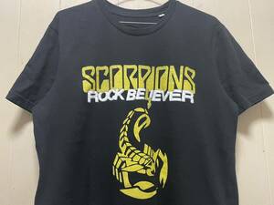 SCORPIONSスコーピオンズTシャツ Mバンド Tロック Tミュージック T古着