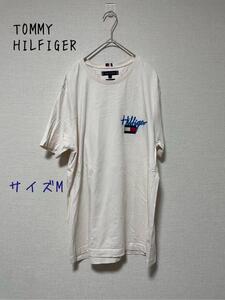 TOMMY HILFIGER ロゴペインテッドグラフィックTシャツ M