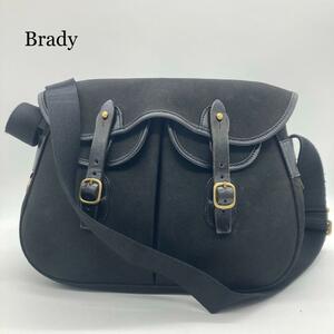 【大容量☆美品】Brady メッセンジャーバッグ キャンバス ブラック