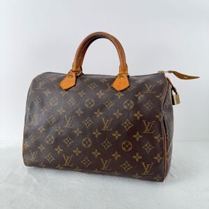 1円〜★美品 LOUIS VUITTON ルイヴィトン スピーディ30 モノグラム ハンドバッグ ミニボストン M41526 レディース ブラウン レザー 4