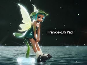 未開封popmart Peach Riot Punk Fairy シリーズ　フィギュア Frankie-Lily Pad　送料無料