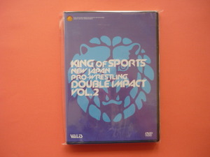 新日本プロレスリング【DOUBLE IMPACT VOL.２】DVD☆KING of SPORTS／VALIS 新日本プロレス Vol.83 未開封