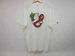 A BATHING APE×GHOSTBUSTERS/アベイシングエイプ× ゴーストバスターズ Tシャツ マイロ コラボ サイズ : L