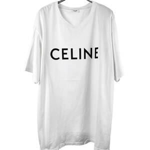 Celine(セリーヌ) Logo Oversized Shortsleeve T Shirt 19SS (white)