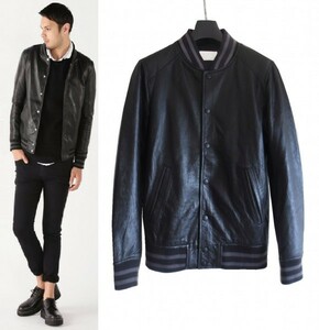 LHP Lamb Leather Award Jacket オール ラムレザー スタジャン M L.H.P ブラック フルレザー