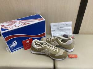 【新品未使用】NEWBALANCE × BEAMS CM1400BB 28.5cm スニーカー　ニューバランス　ビームス　クリーム　限定　希少　