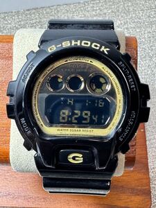 美品 G-SHOCK DW-6900CB-1JF カシオ CASIO G-ショック ブラック ゴールド