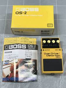 BOSS ボス OS-2 Over Drive Distortion オーバードライブ ディストーション エフェクター 周辺機器 音楽 演奏 バンド 器材 趣味 コレクター