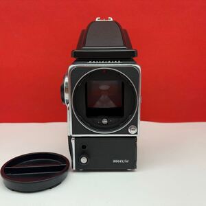 □ HASSELBLAD ★500EL/M 中判フィルムカメラ ボディ PM90 ファインダー 動作未確認 現状品 ハッセルブラッド