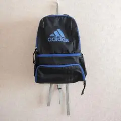 adidasアディダス　サッカーボール用デイパック 19L バックパック 黒×青